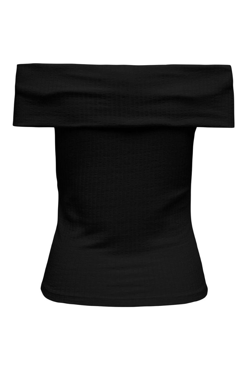 JDY - Top - Fransiska S/S Offshoulder Top - Black