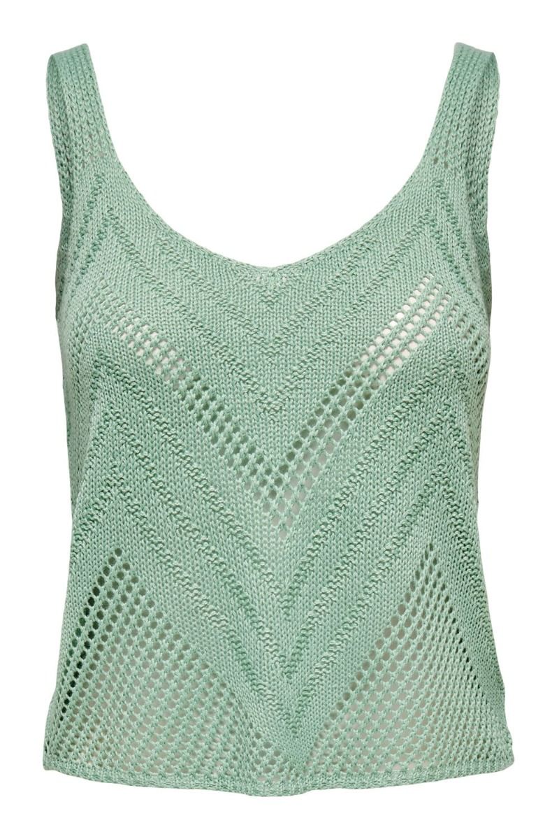 JDY - Top - JDY Sun Tank Top - Birds Egg Green