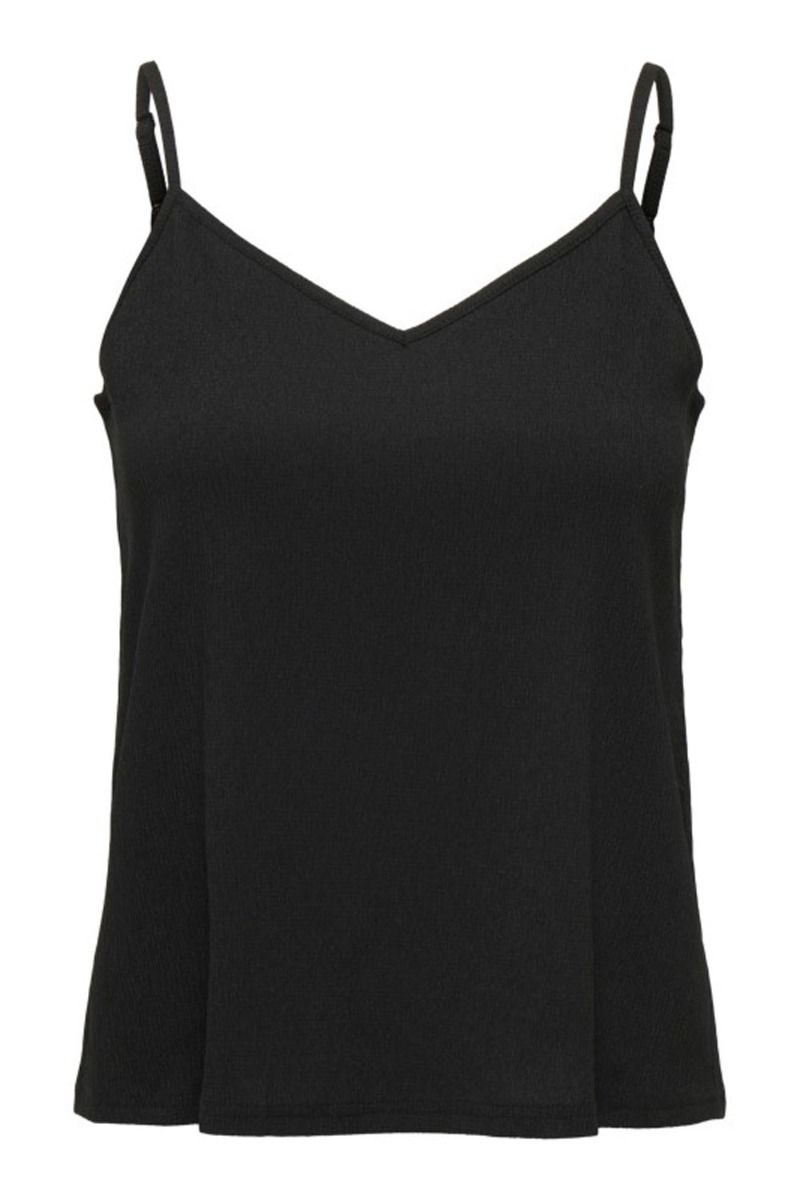 JDY - Top - JDY Lotus Singlet - Black