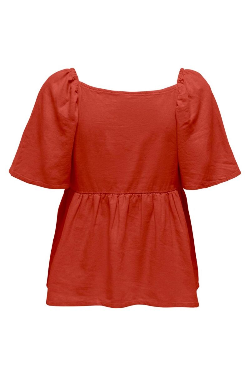 JDY - Top - JDY Say 2/4 Top - Hot Sauce