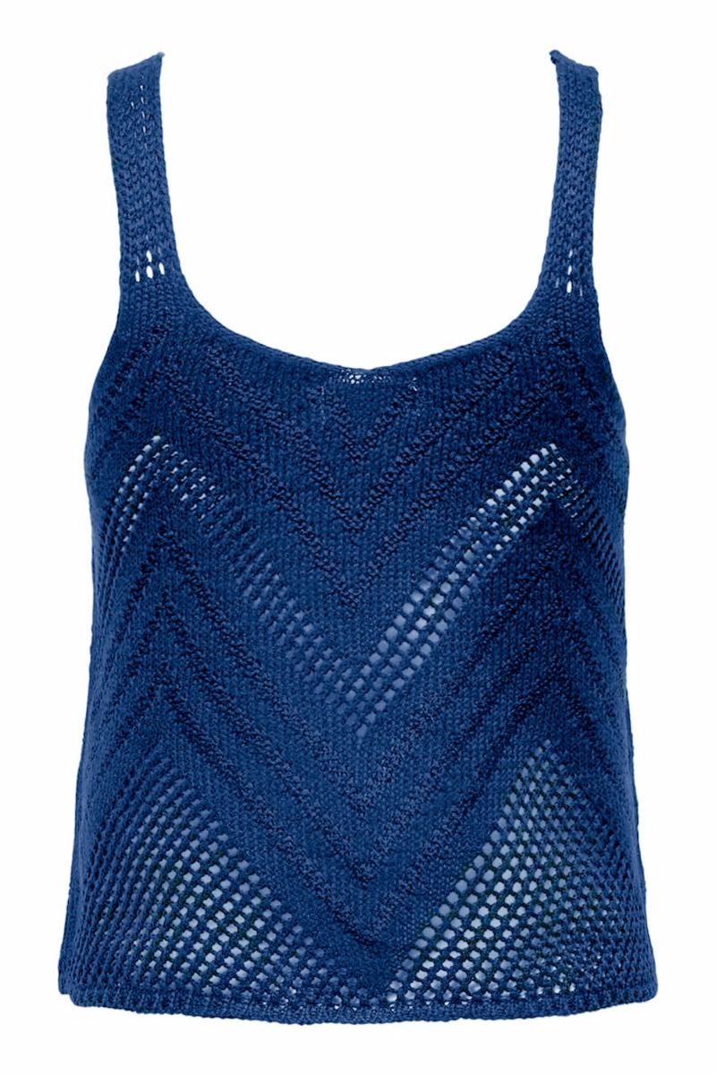 JDY - Top - JDY Sun Tank Top - Dazzling Blue