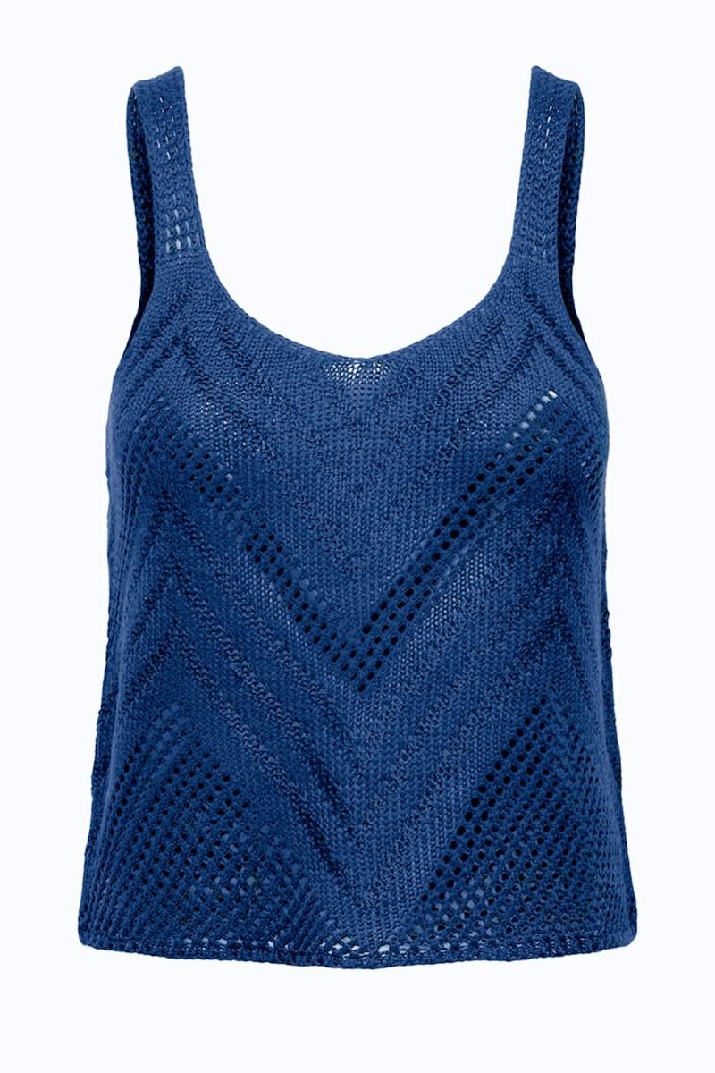 JDY - Top - JDY Sun Tank Top - Dazzling Blue