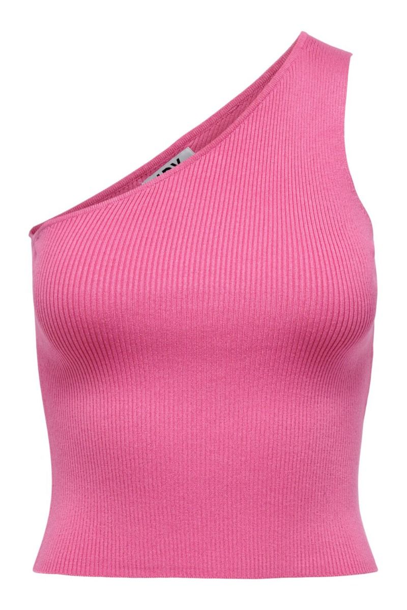 JDY - Top - JDY Nanna Sun One Shoulder Top - Pink Power