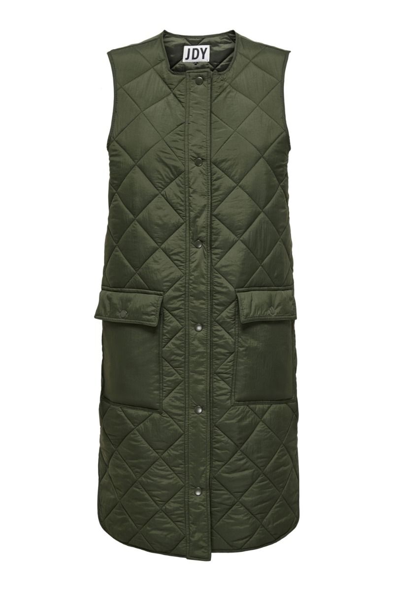 JDY - Vest - Augusta Diamond Waistcoat - Forest Night