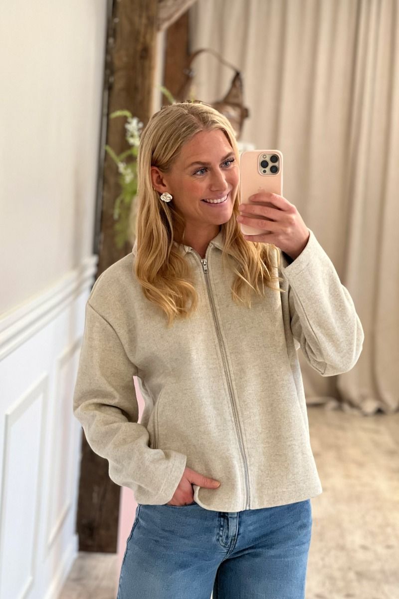 JDY - Jakke - Jdy Mellow L/S Side Pocket Jacket - Sepia Tint