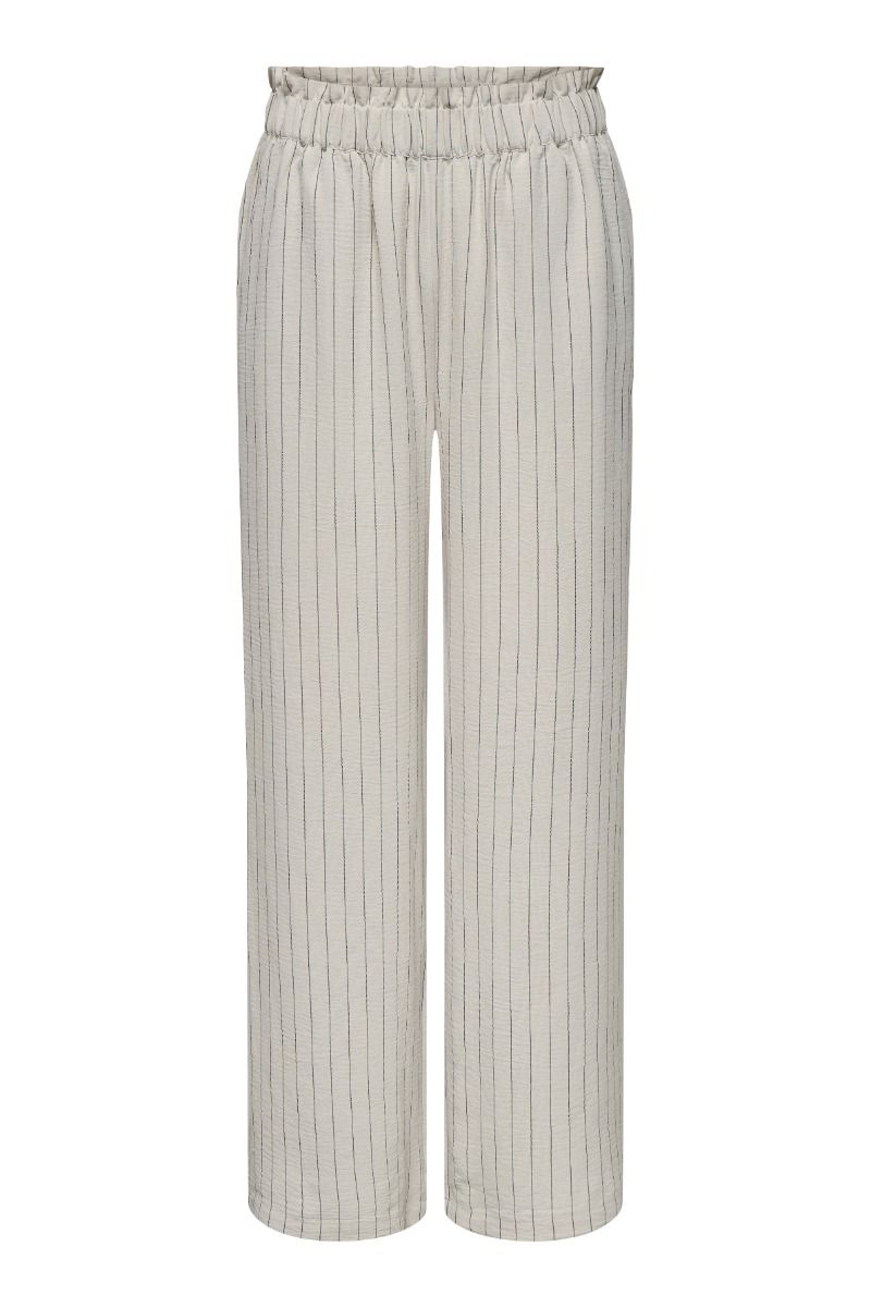 JDY - Bukser - Divya Life Hw Striped Wide Pants - Chateau Gray