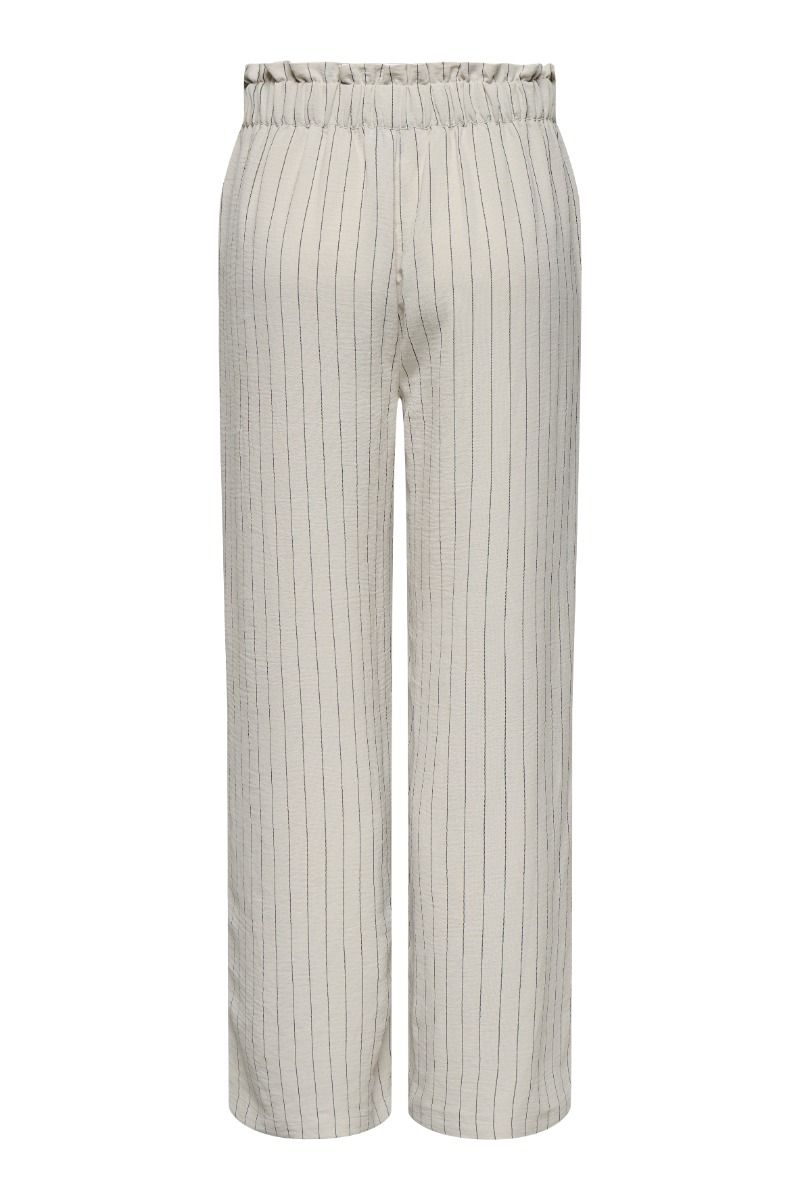 JDY - Bukser - Divya Life Hw Striped Wide Pants - Chateau Gray