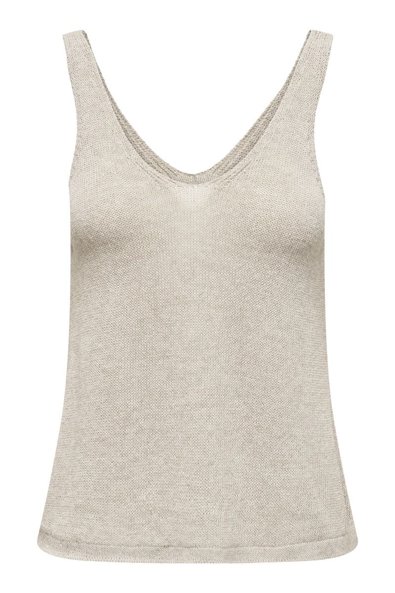 JDY - Top - Shine Life S/L Top - Tapioca