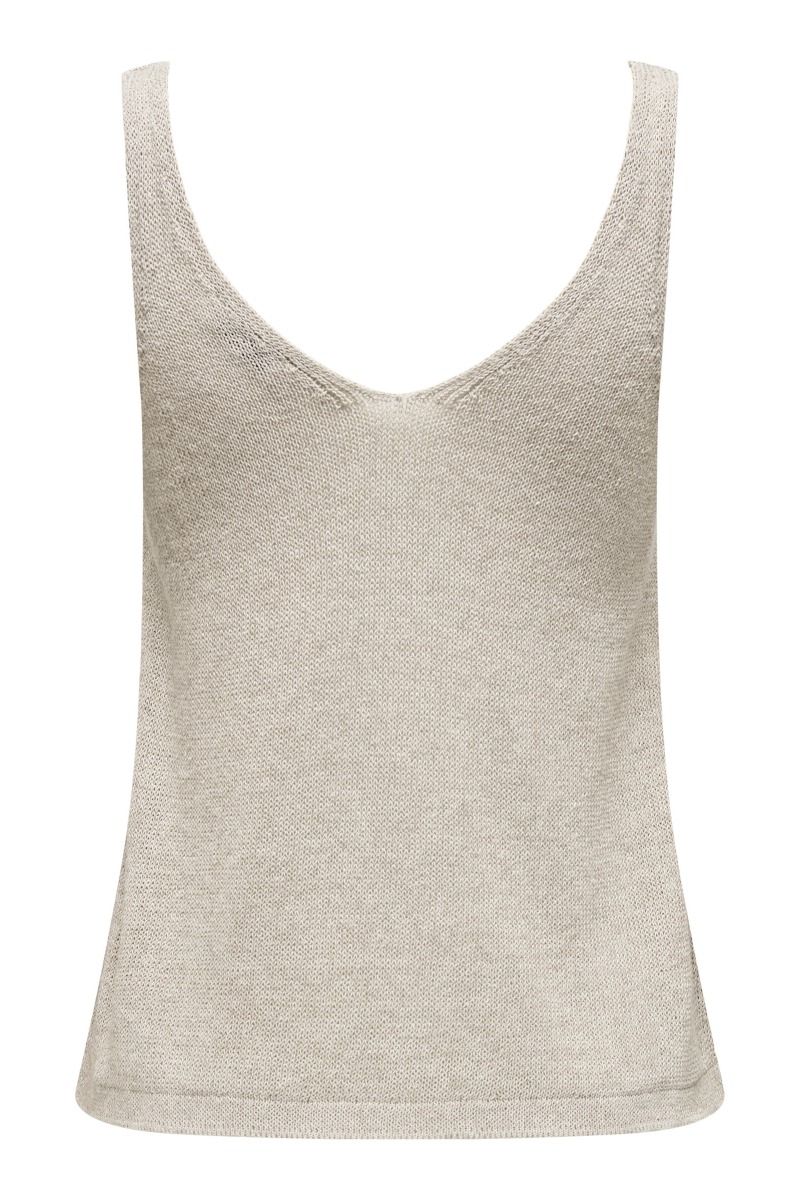 JDY - Top - Shine Life S/L Top - Tapioca