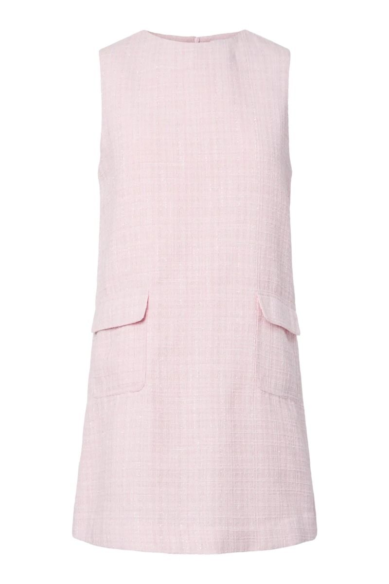 YAS - Kjole - Jose SL Boucle Dress - Pink Lady (Levering midt marts)