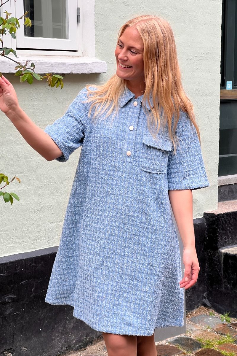 Noella - Kjole - Jozie Dress - Light Blue Wash