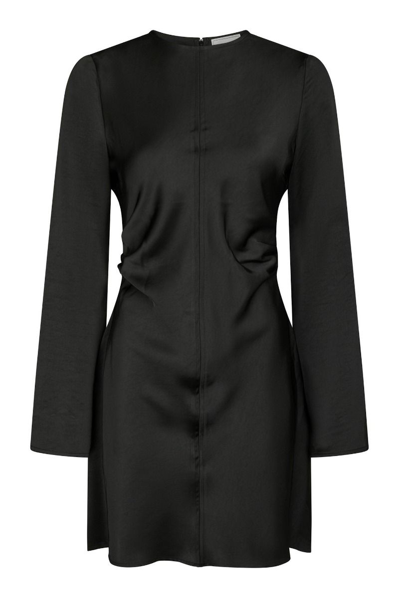 Neo Noir - Kjole - Jumari Heavy Sateen Dress - Black