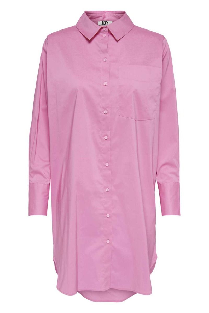 JDY - Skjorte - JDY Mio LS Oversize Pocket Shirt - Cyclamen