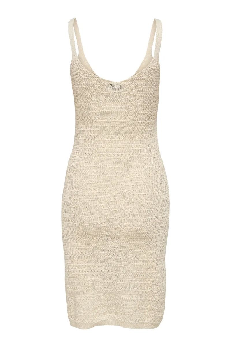 JDY - Kjole - Tropica S/L V-Neck Dress - Birch