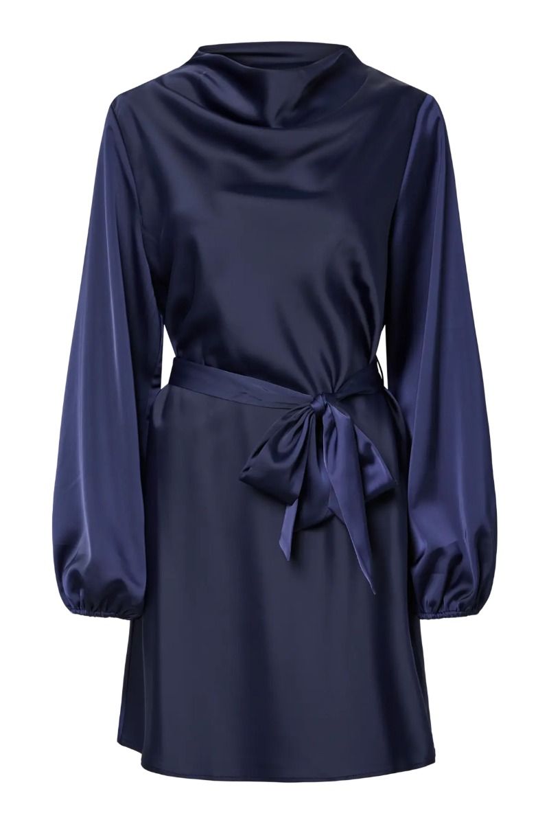YAS - Kjole - Thea LS Dress - Evening Blue (Levering midt juli)
