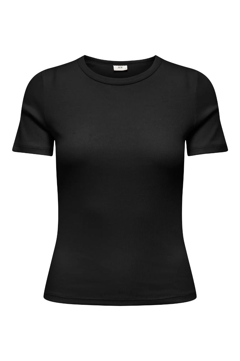 JDY - T-Shirt - Lucky S/S O Neck Top - Black 
