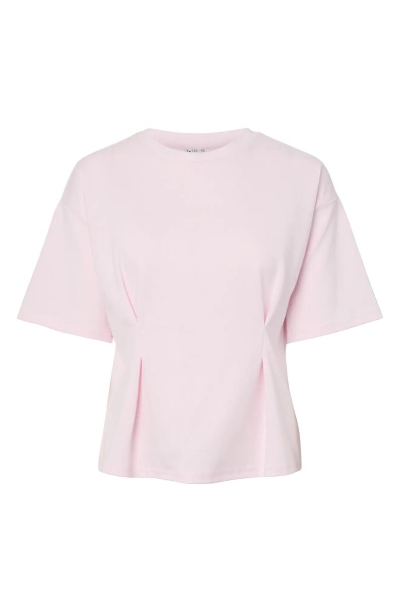 Pieces - T-shirt - Skylar SS O-Neck Fitted Tee - Cradle Pink