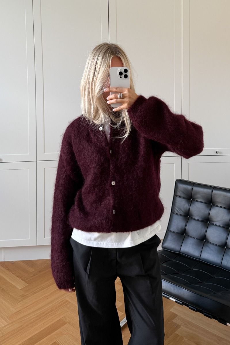 Noella - Cardigan - N-Kae Mohair Cardigan - Winetasting