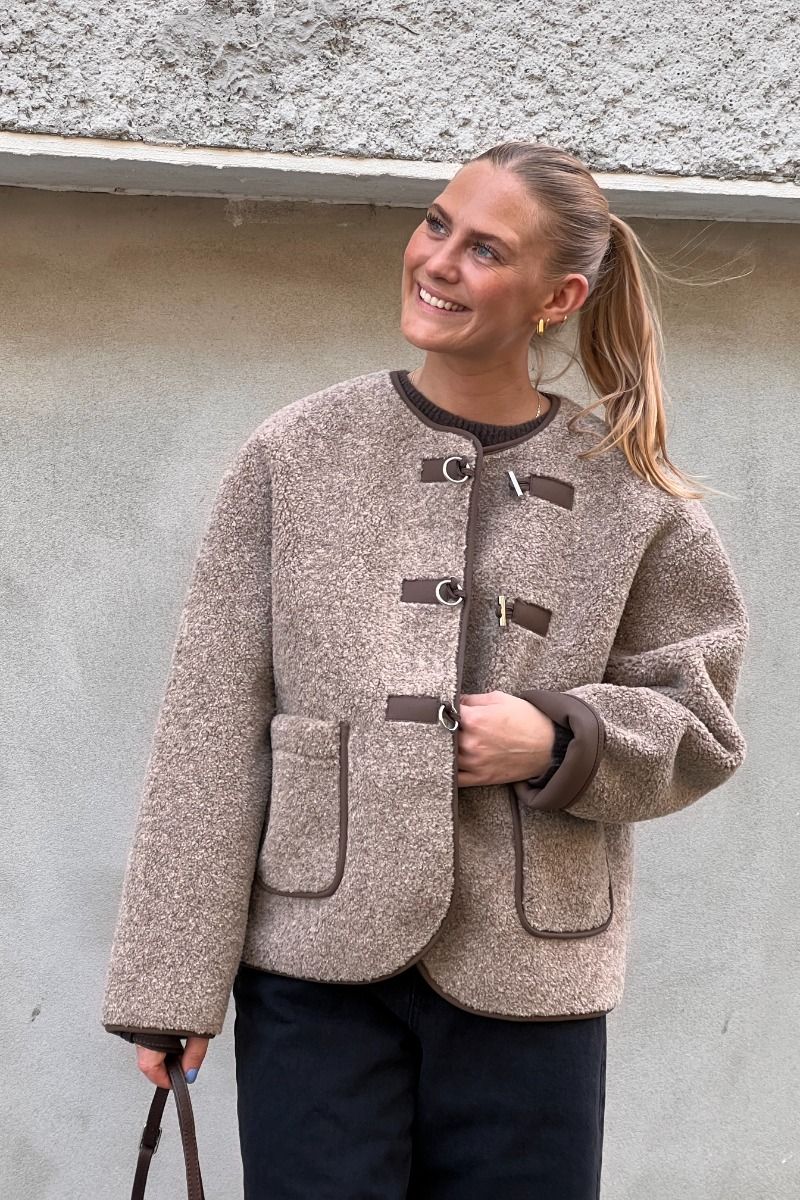 MbyM - Jakke - Keisa-M - Grey Coffee Melange 