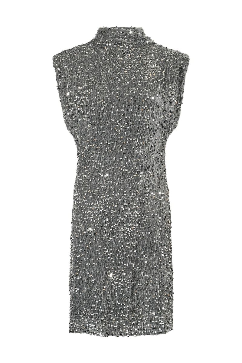 Noella - Kjole - Kali Dress - Asphalt Silver Grey