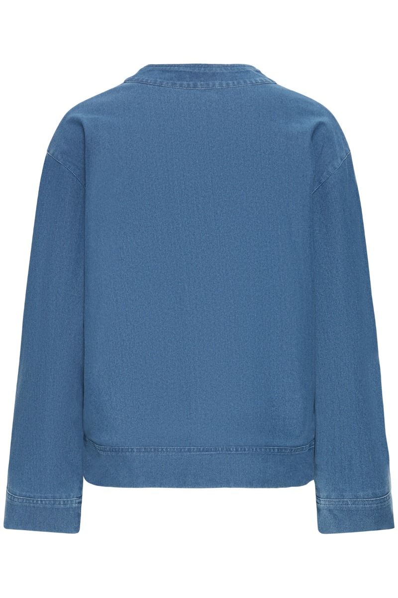 Ichi - Skjorte - Kate Denim - Medium Blue