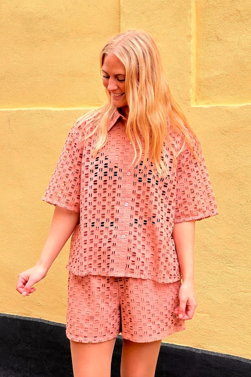 Noella - Bluse - Kealy Shirt - Terracotta