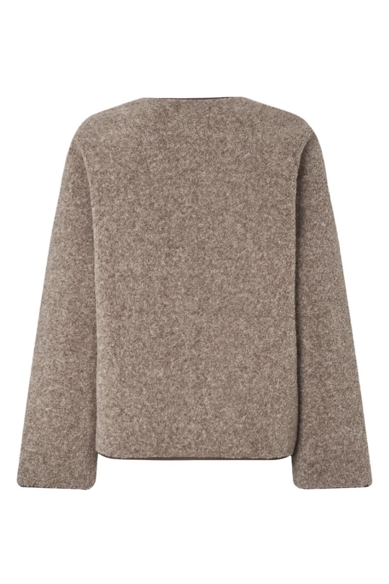 MbyM - Jakke - Keisa-M - Grey Coffee Melange 