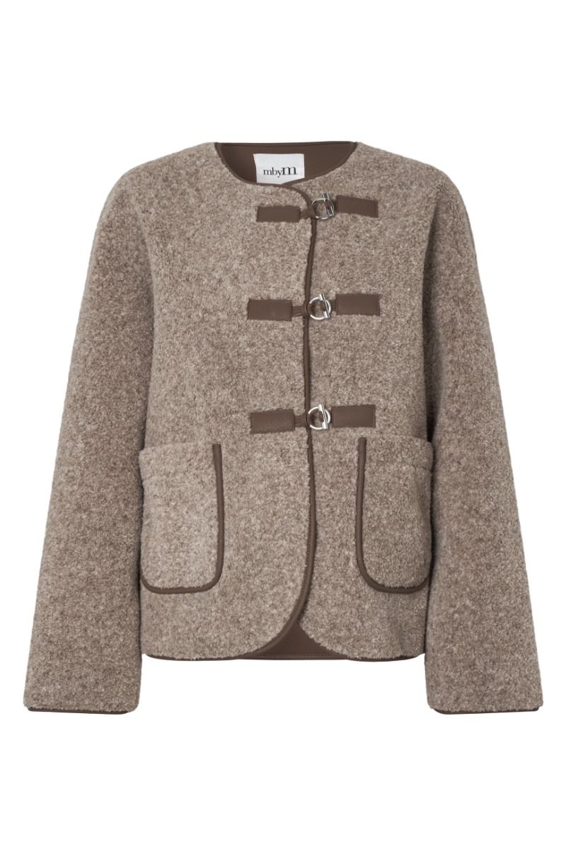 MbyM - Jakke - Keisa-M - Grey Coffee Melange 