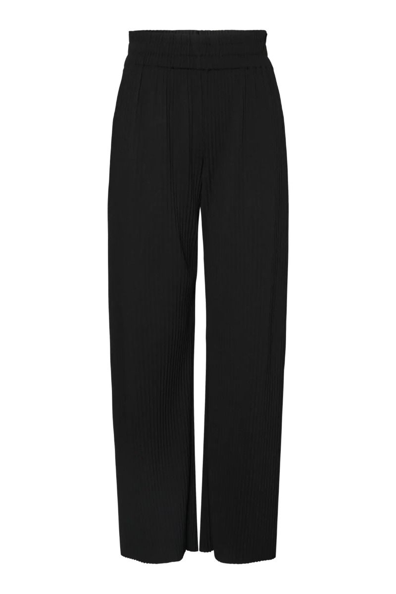 YAS - Bukser - Alisa HW Pant - Black