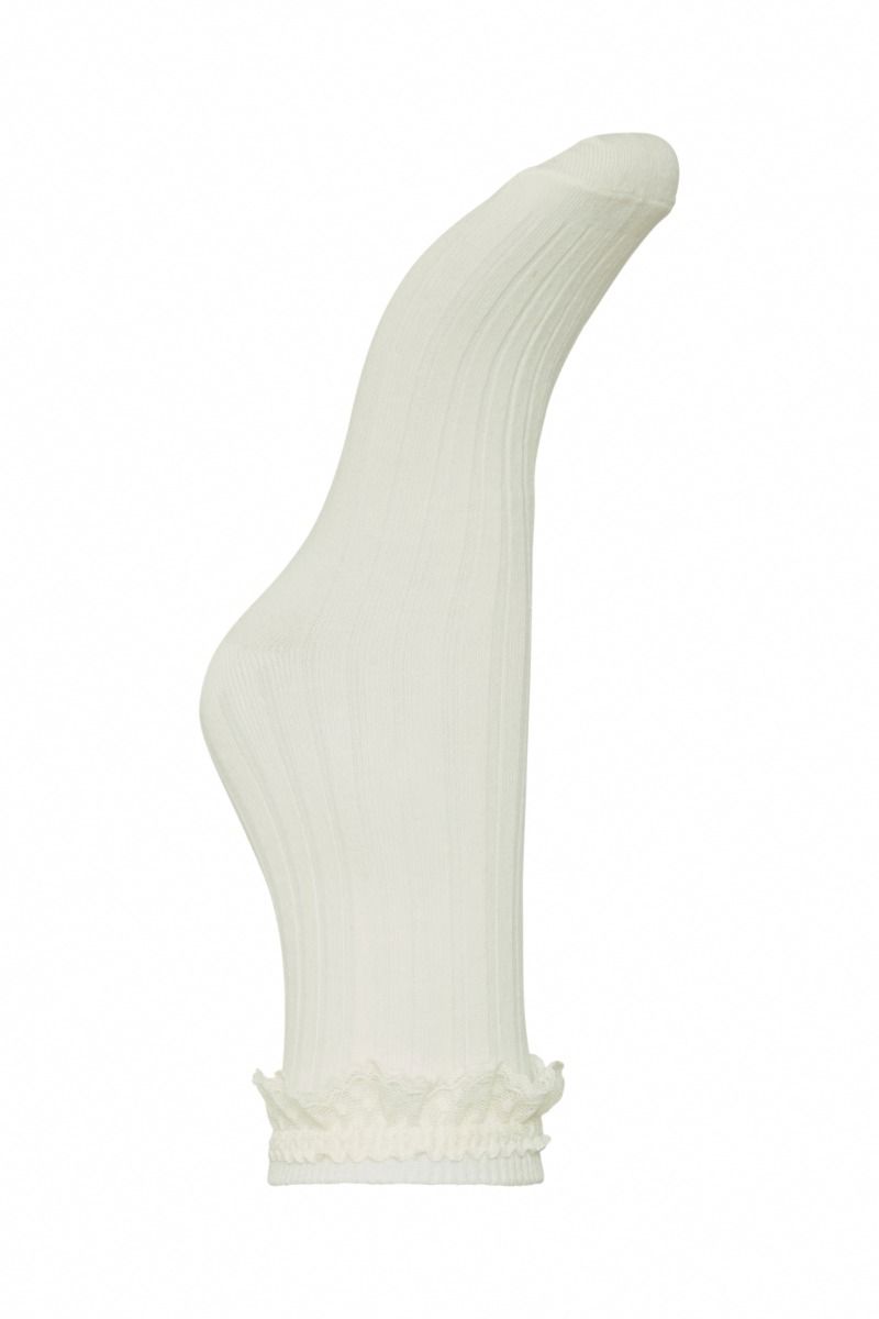 Ichi - Strømper - Lafia - Cloud Dancer