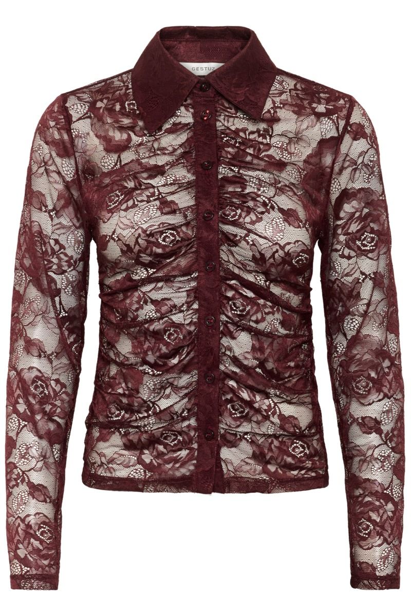 Gestuz - Skjorte - Leala Shirt - Aronia