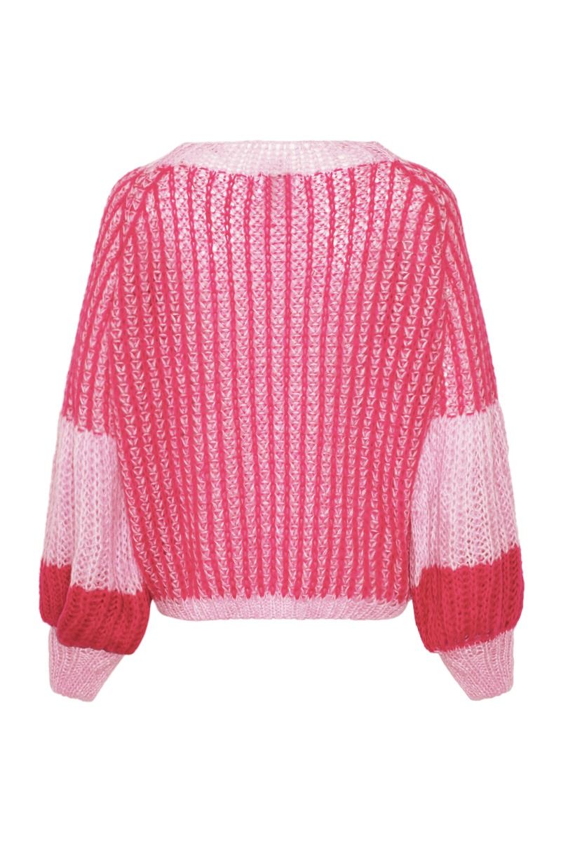 Noella - Strik - Liana Knit Sweater - Pink Bubblegum