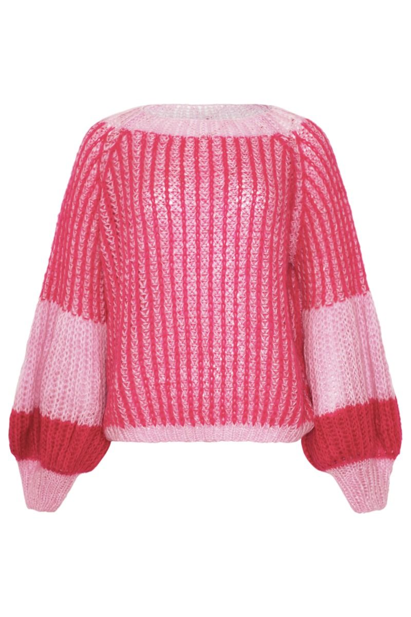 Noella - Strik - Liana Knit Sweater - Pink Bubblegum