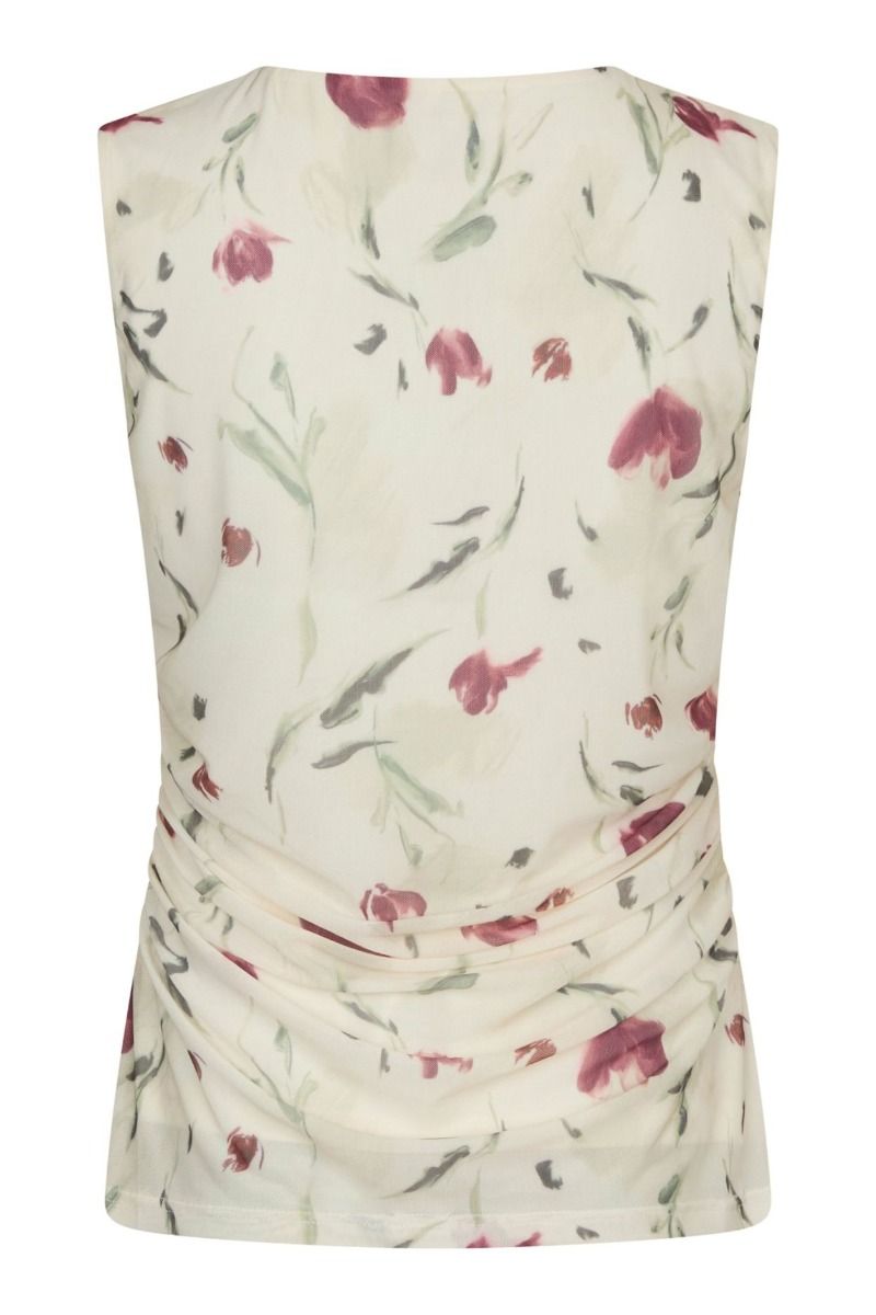 Neo Noir - Top - Liblana Artist Mesh Top - Creme