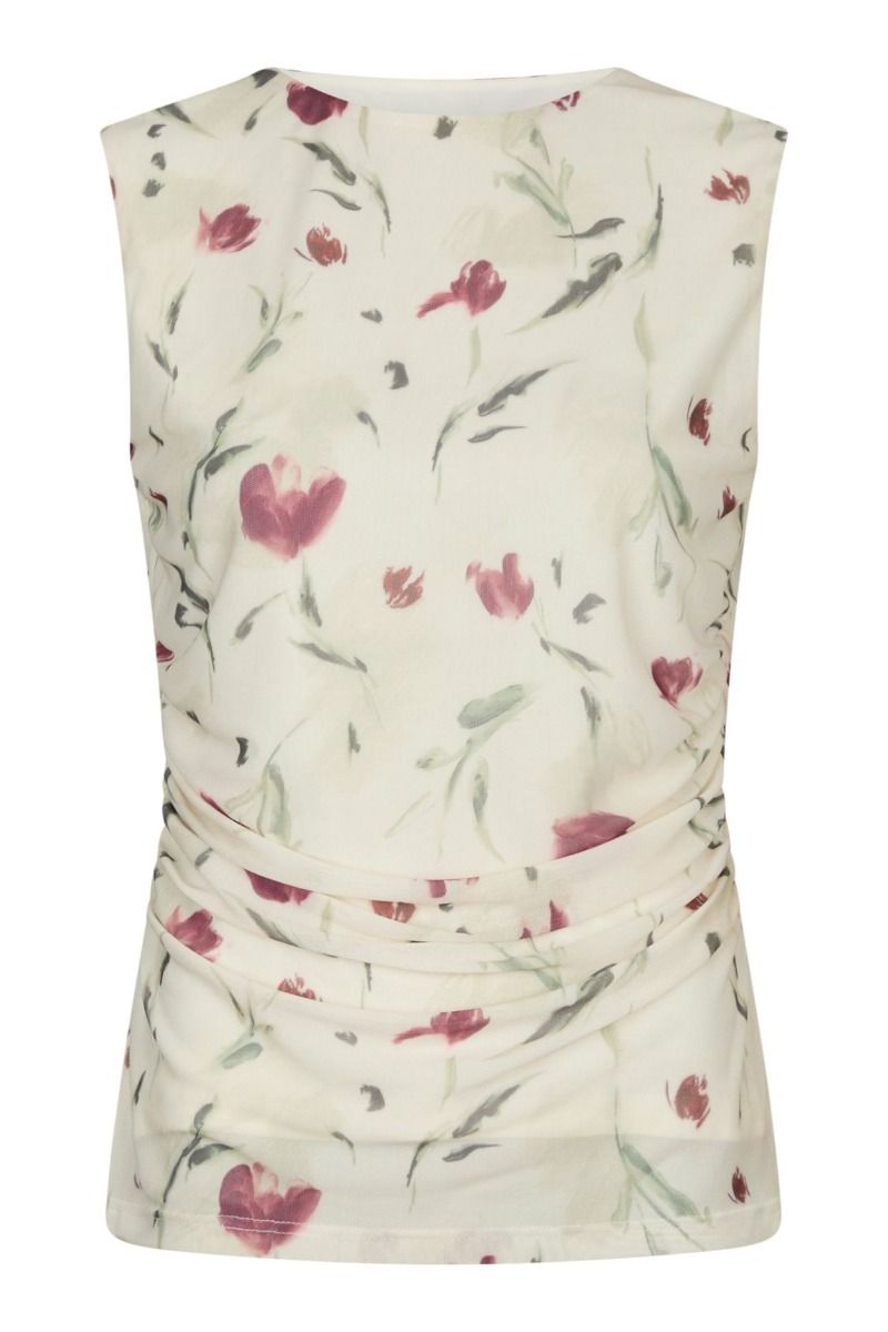 Neo Noir - Top - Liblana Artist Mesh Top - Creme