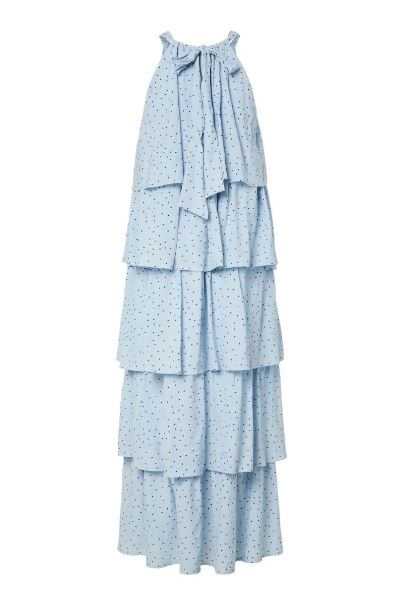 Y.A.S - Kjole - Alicco SL Ankle Dress - Skyway (Levering midt april)