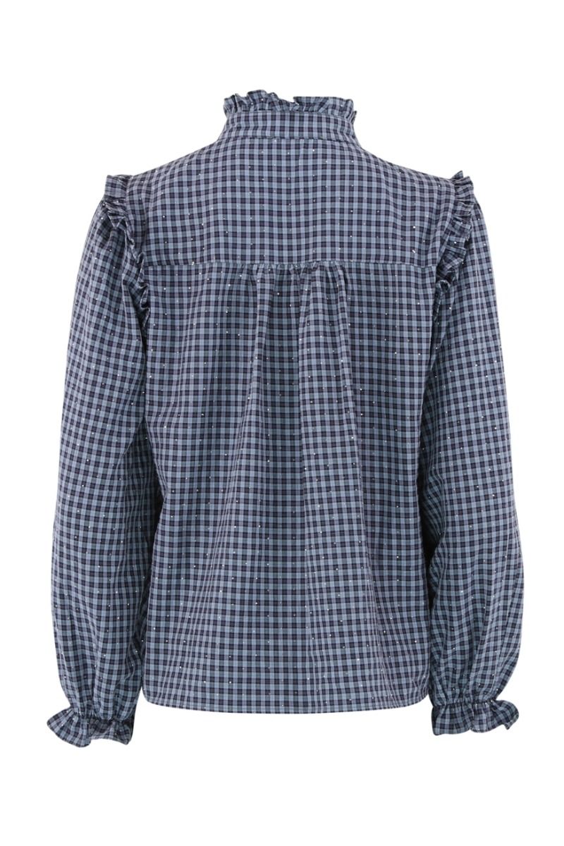 Continue - Skjorte - Lina Check - Blue Check