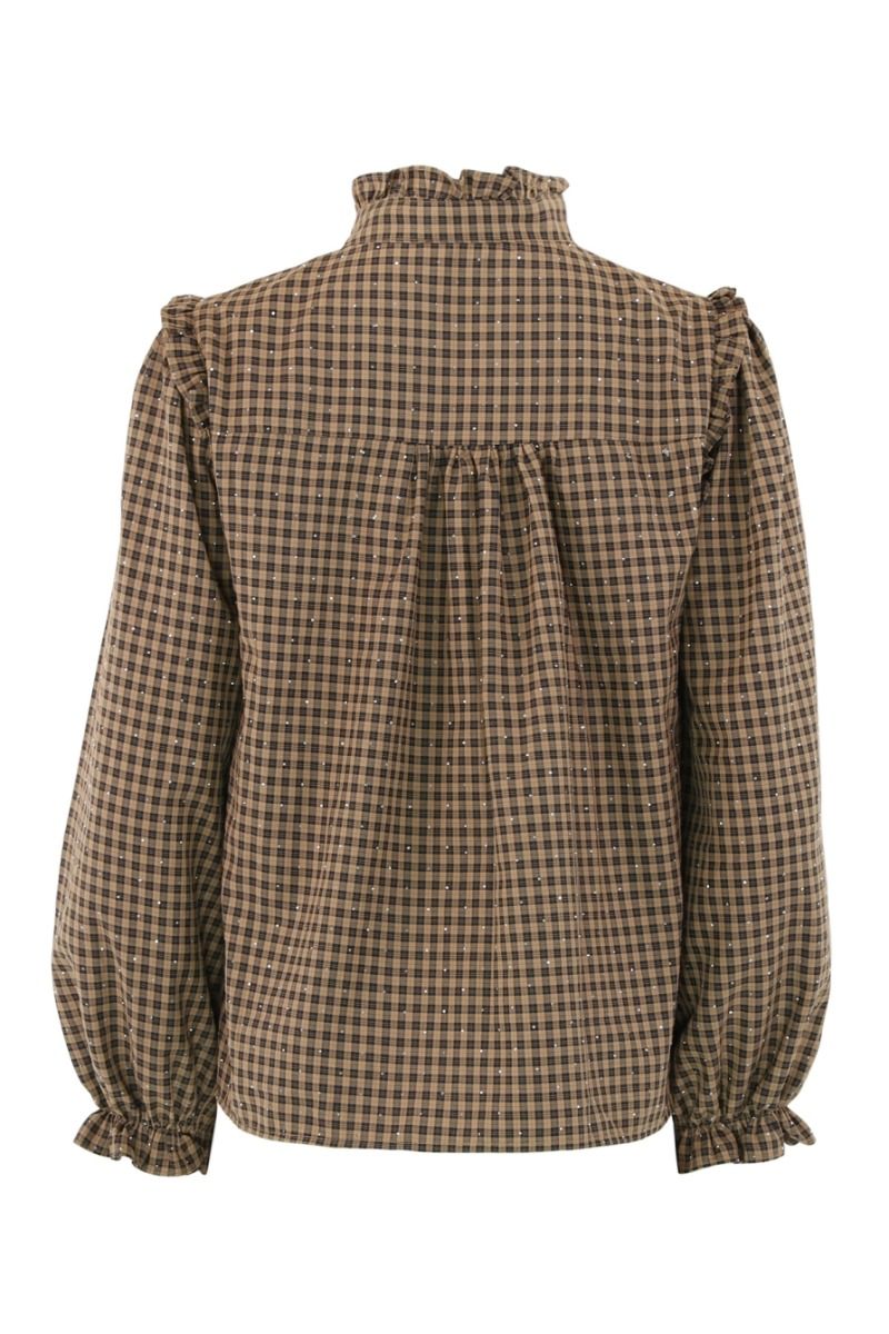 Continue - Skjorte - Lina Check - Brown Check