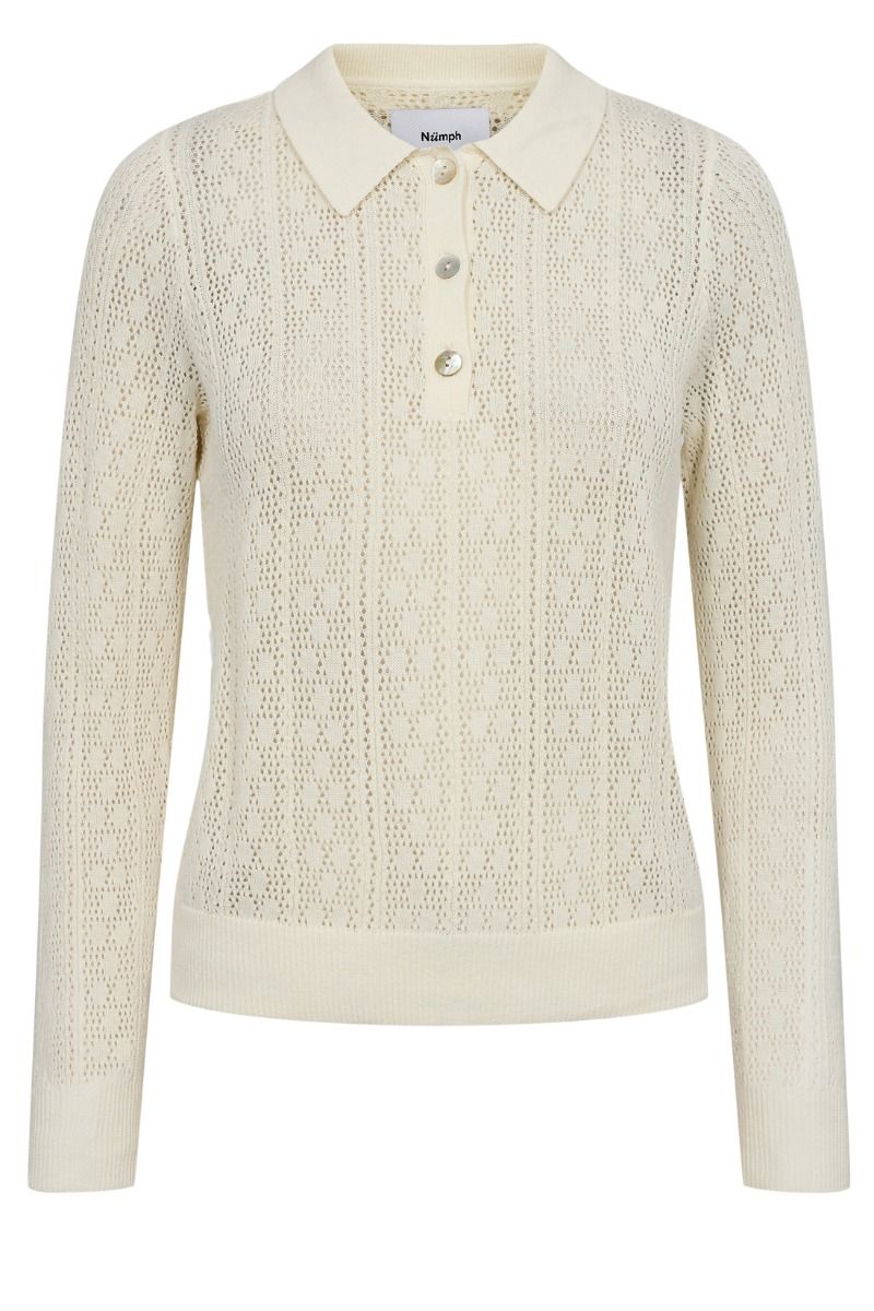 Nümph - Bluse - Livas Pullover W. Collar - Pristine