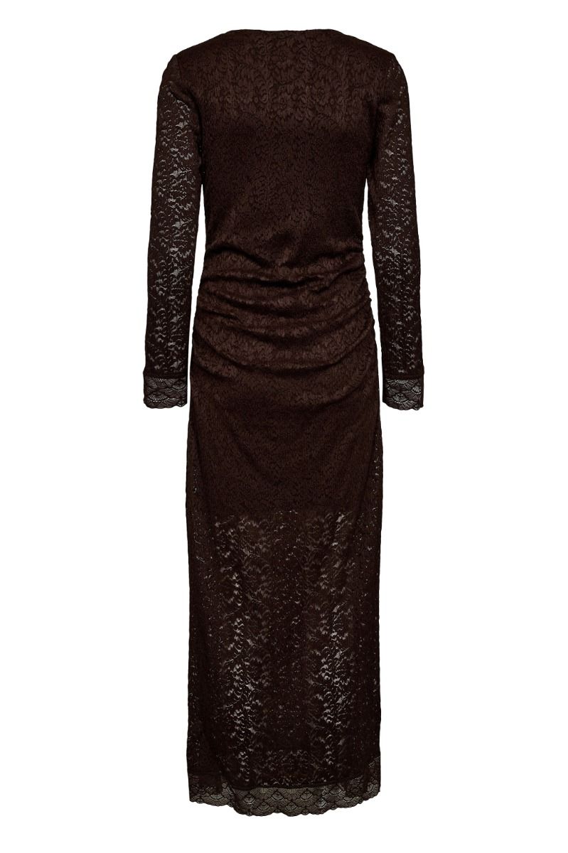 Nümp - Kjole - Nulive Dress - Black Coffee