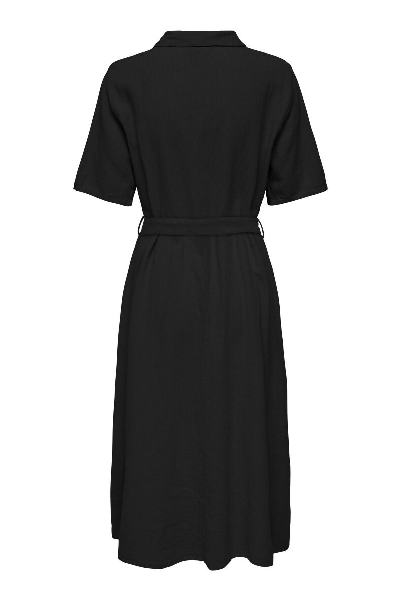 JDY - Kjole - Say 2/4 Midi Shirt Dress - Black