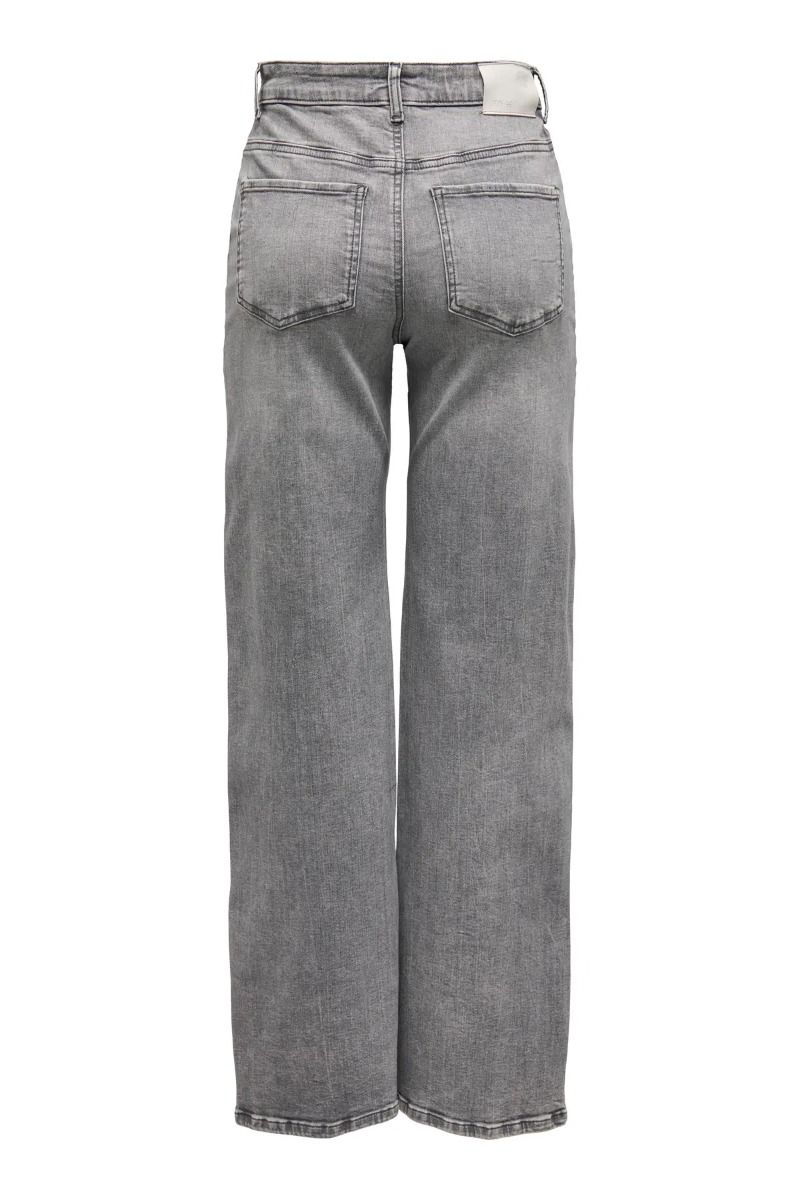 JDY - Jeans - Felina-Fina HW Wide - Light Grey Denim
