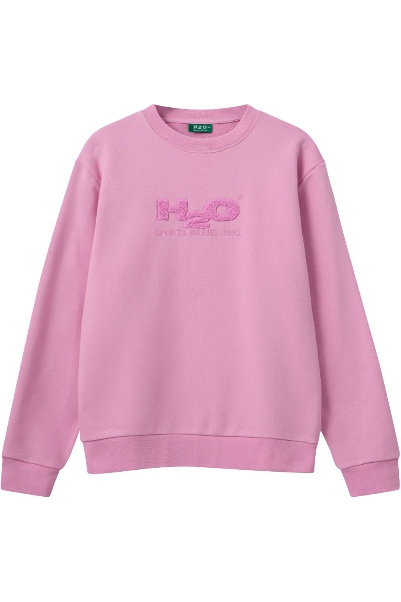 H2O - Sweatshirt - Basic Logo Sweat O'neck - Flamingo