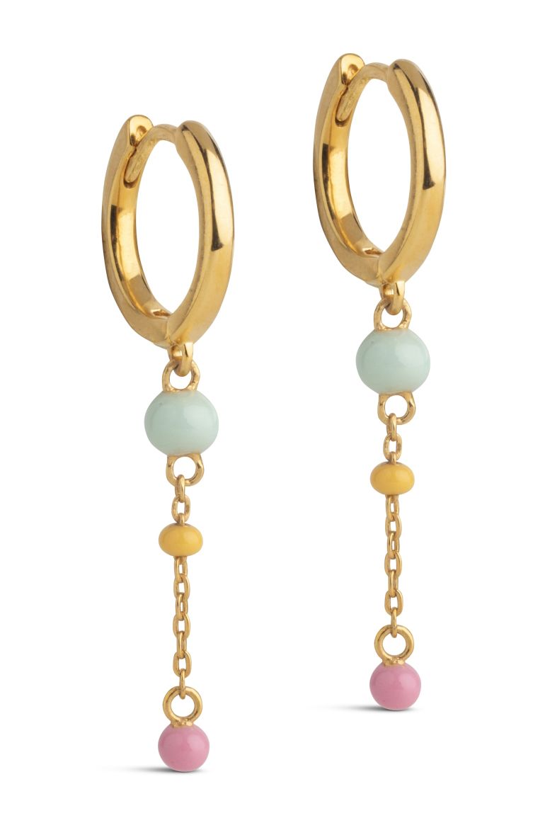 Enamel - Øreringe - Hoops, Lola Bold - Rainbow