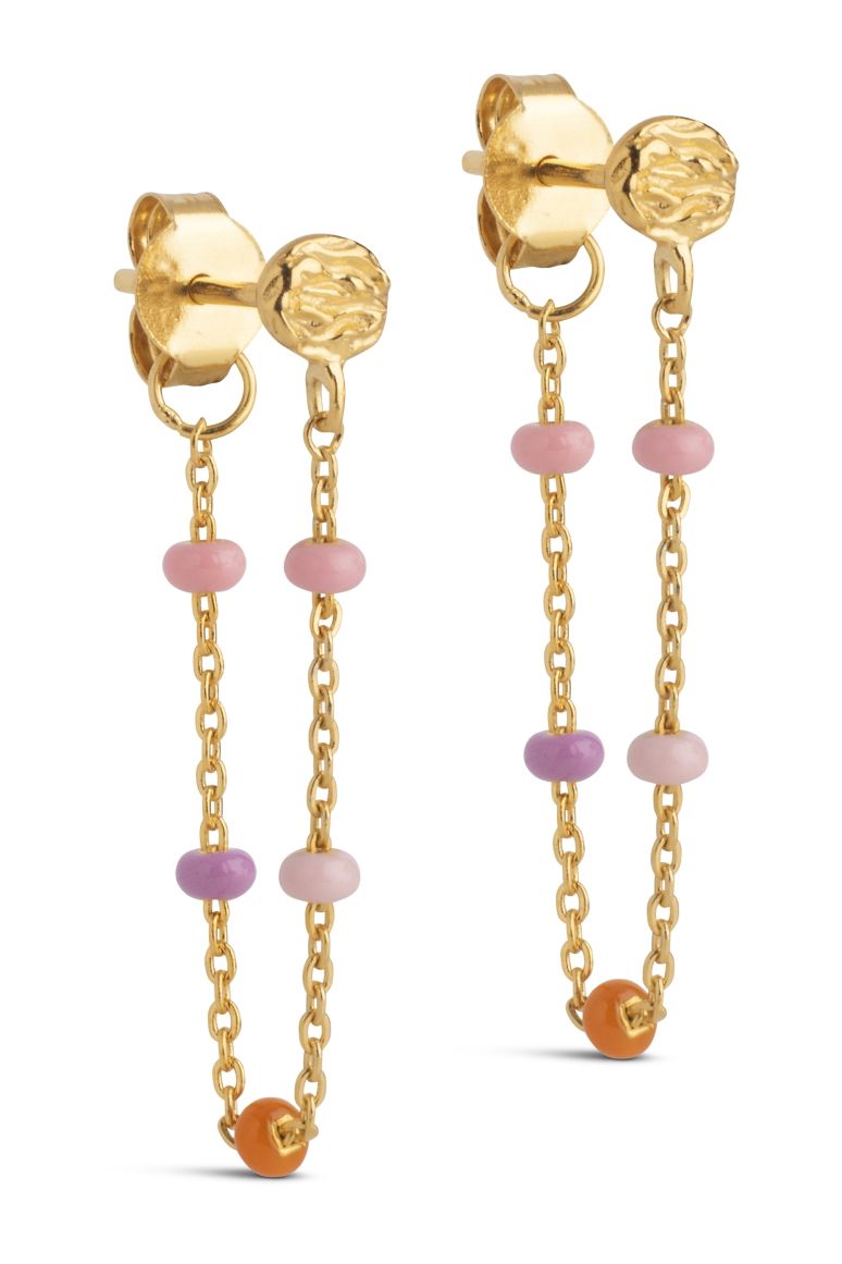 Enamel - Øreringe - Earring, Lola - Blush
