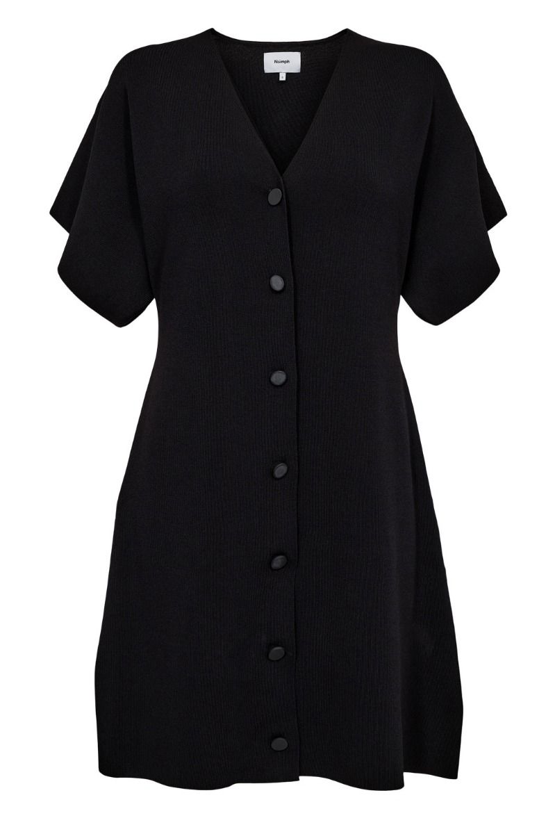 Nümp - Kjole - Nulonna Dress - Caviar