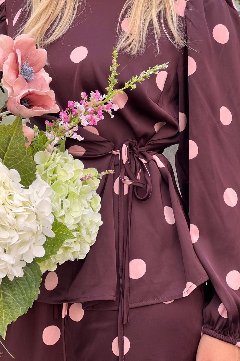 Loved by Lykke - Bluse - Tilde Blouse - Rose Dot