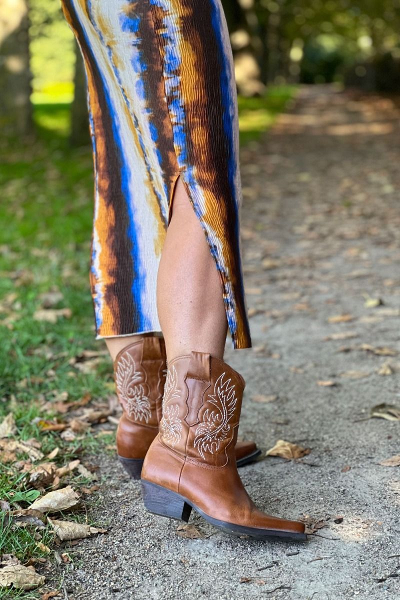 Loved by Lykke - Kjole - Chiara LS Dress - Caremel Mix