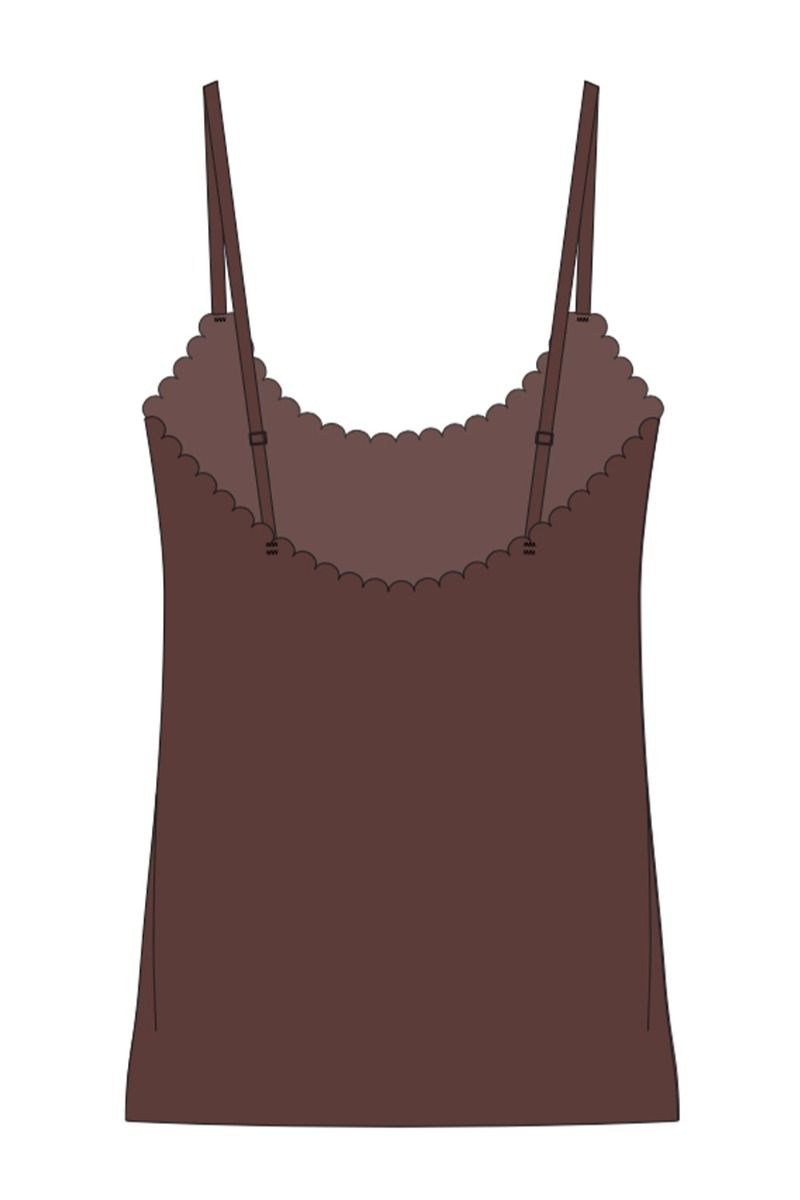 Loved by Lykke - Top - Loved Top - Dark Brown 