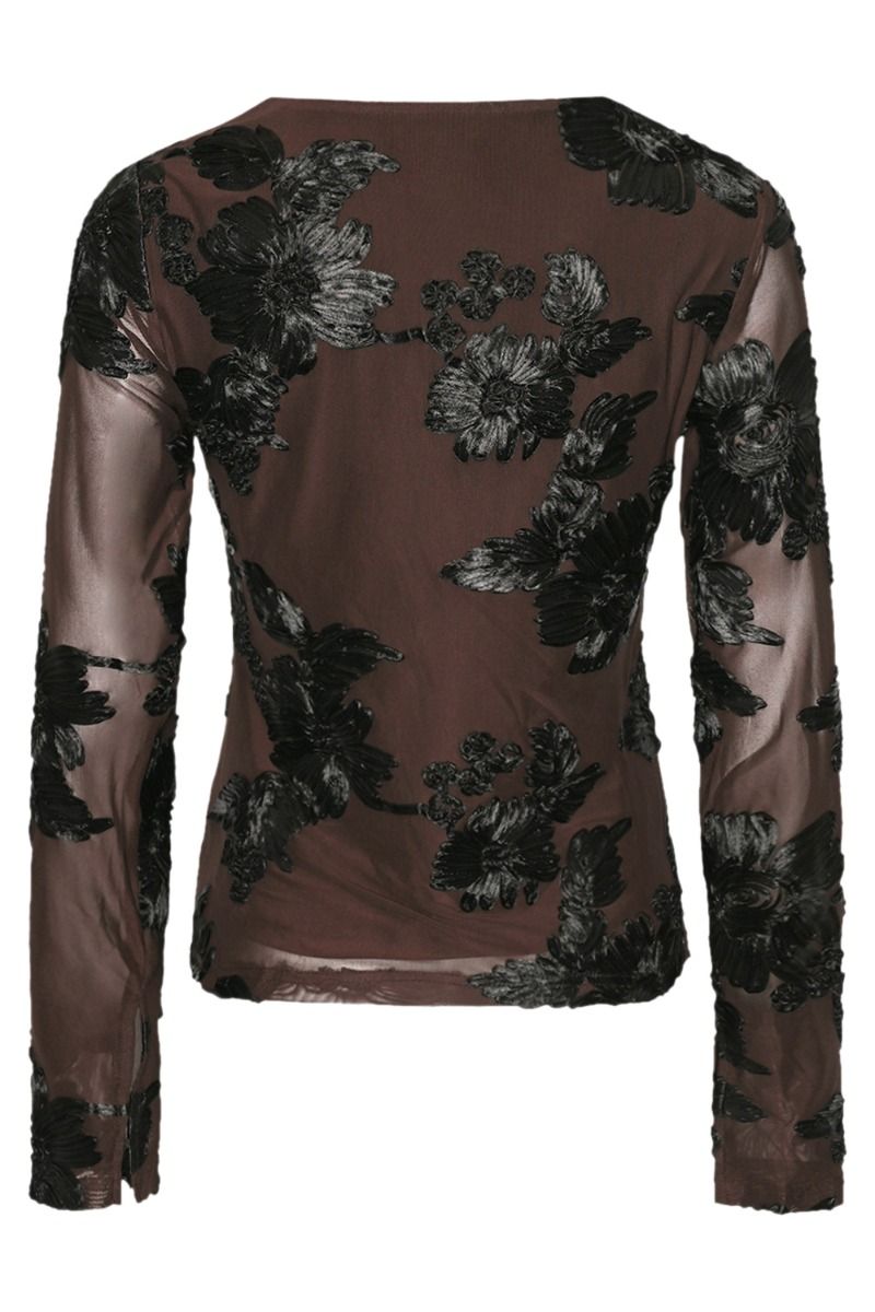 Noella - Bluse - Lucille Top - Chocolate Black